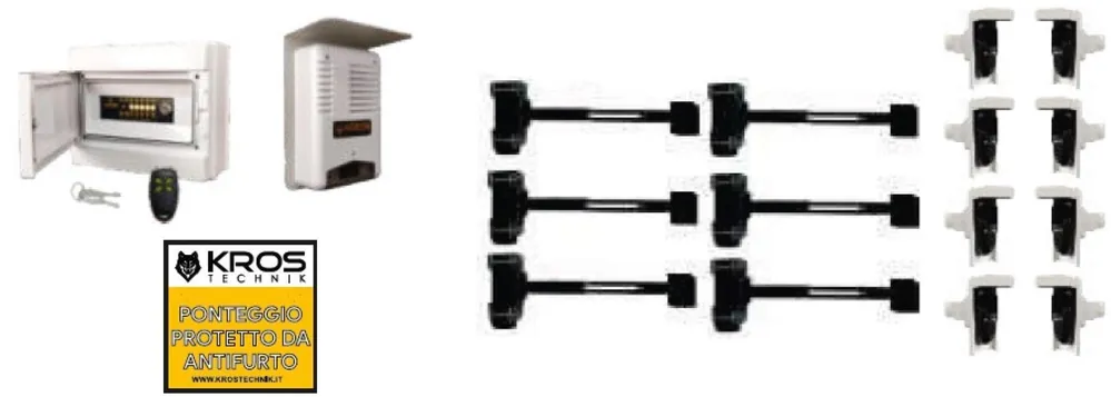 Offerta Lampo Kit Allarme per Ponteggi Kros Technik 1 facciata con Sirena 12- 09021EDIL
