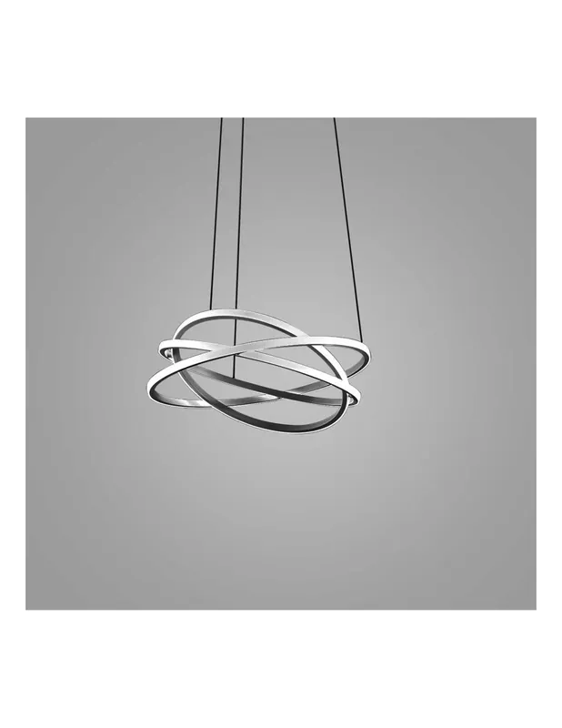 Gea Luce Atia S/P Nero lampadario design cucina Reso Gratuito