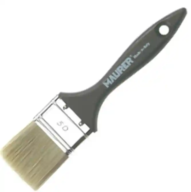 Saldi Pennello piatto legno biondo 50 mm Maurer W070015005 per verniciatura