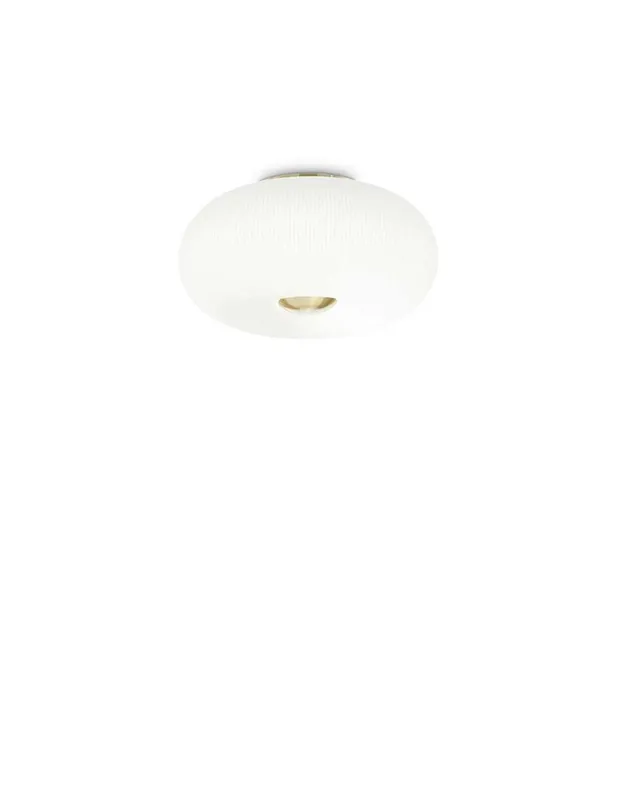 Ultime Pezzi Ideal Lux Arizona PL3 lampada a soffitto design moderno in vetro satinato bianco