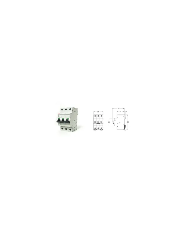 Interruttore magnetotermico 3p c 63a 4,5ka aeg Ordina Subito