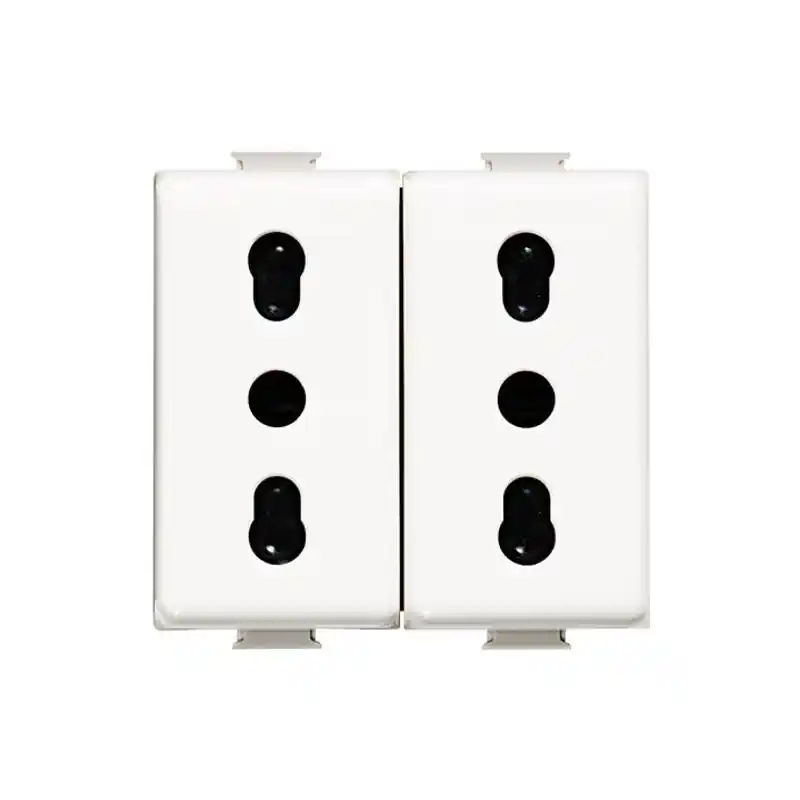 Vendita Finale bticino matix presa duplex bipasso 10a 16a bticino am5180/2