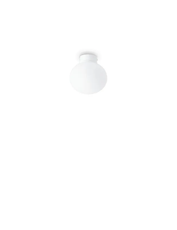 Ideal Lux Cotton PL1 D13 plafoniera sfera bianca Non Perdere