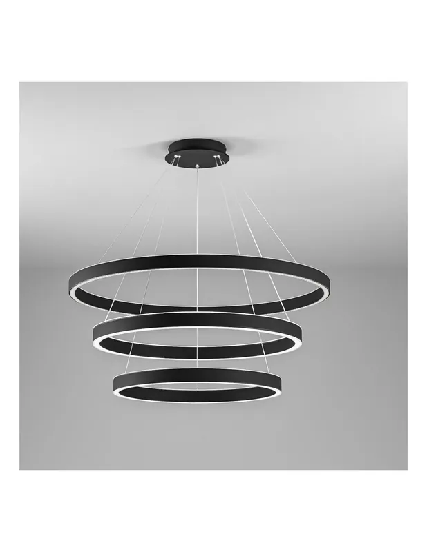 Acquista Ora Gea Luce Criseide S/3 Nero lampada a sospensione