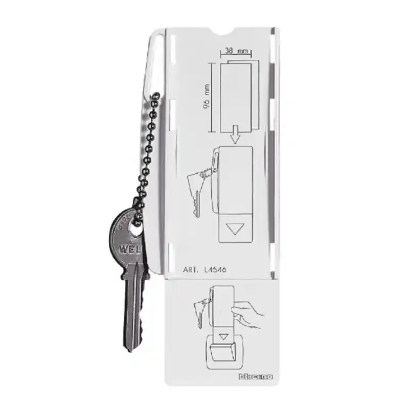 Novità bticino living international scheda per tasca portabadge bticino L4546