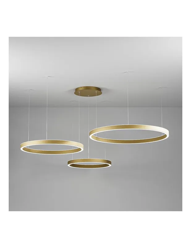 Novità Gea Luce Criseide Ss/3D Oro Spazzolato lampada a sospensione