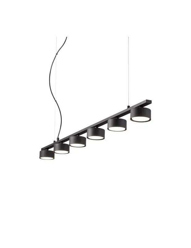 Prezzo Conveniente Ideal Lux Minor Linear Sp6 lampadario da cucina moderno a 6 luci