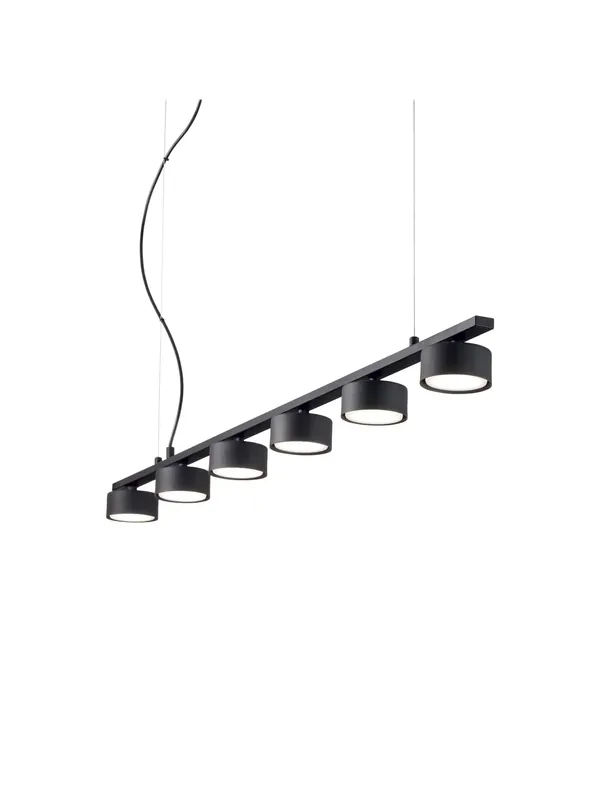 Lampadario moderno a led design nero DL0057 Nuova Collezione