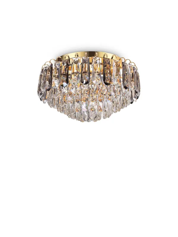 Occasione Imperdibile Plafoniera classico in cristallo oro DL0059