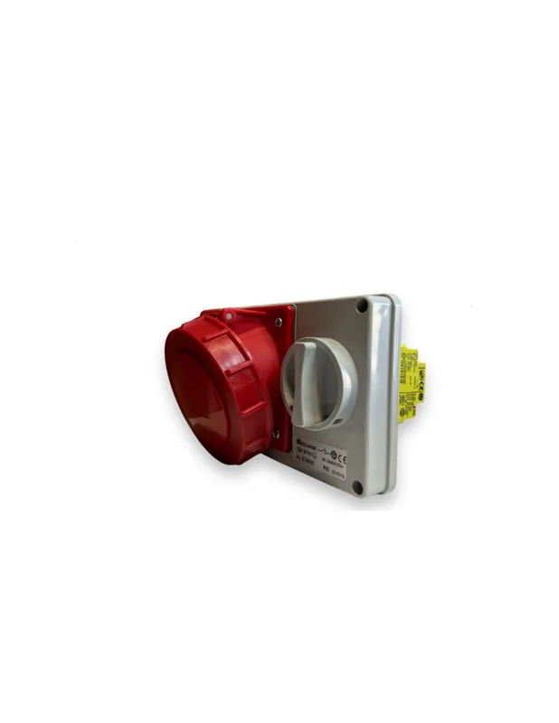 Presa interbloccata incasso 3p+t+n 32a rosso ip67 Soddisfatti O Rimborsati