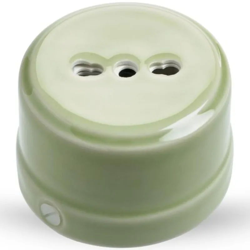 Novità Presa bivalente Standard Italiano verde lucido 2P Gambarelli - SX200.V