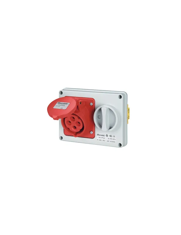 Presa elettrica interbloccata incasso 3p+terra 16a rosso ip44 Compra Adesso