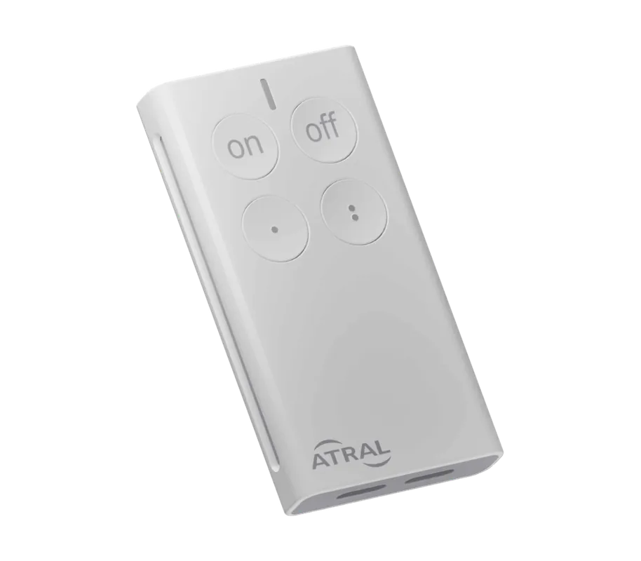 Ultima Occasione Telecomando Logesty Hager 4 funzioni bianco con ritorno di stato - DL604AX