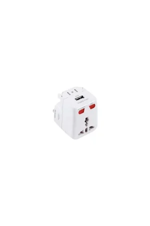 Adattatore elettrico da viaggio universale + usb 33500110 Prezzo Di Fabbrica
