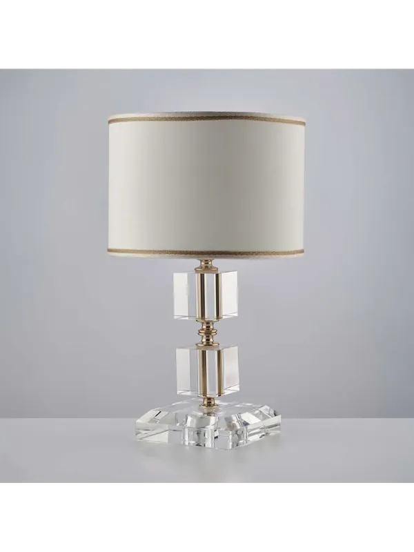 Occasione Lumetto contemporaneo cristallo 1 luce LGT Lumiere tondo design swarovsky