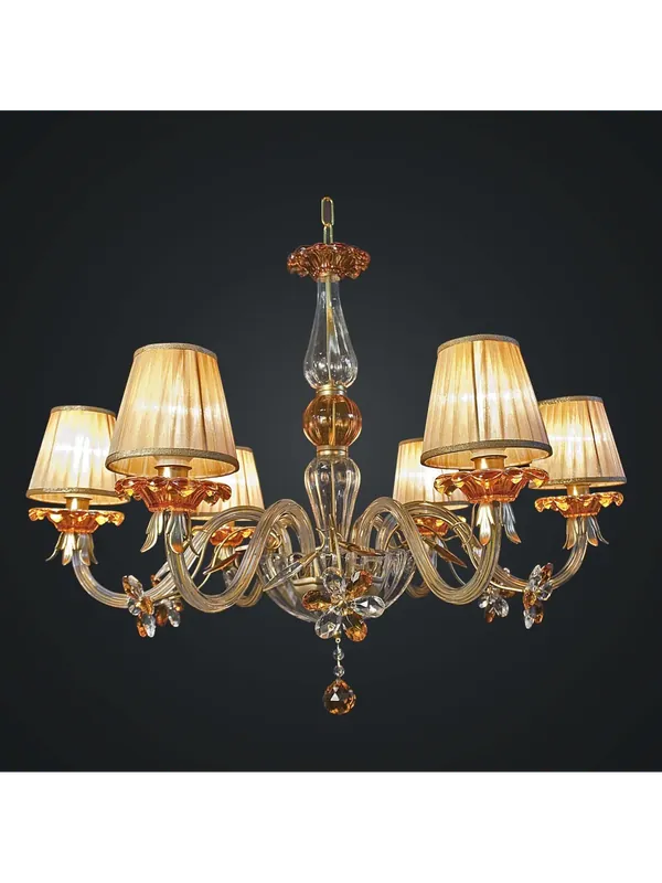 Vendita Finale Lampadario classico cristallo design swarovsky 6 luci BGA 1833-6