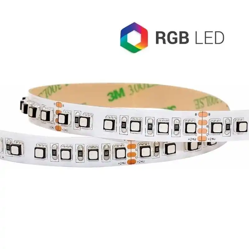 Reso Gratuito strip striscia led 12v ip20 72w smd5050 RGB 5 metri 018