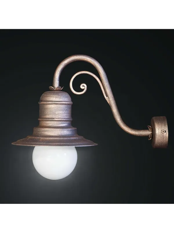 Offerta Lampo Applique classico rustico in ferro battuto lampara 1 luce BGA 1806-A