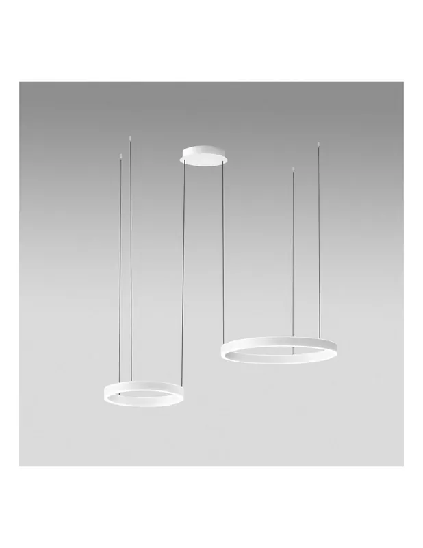 Prezzo Di Fabbrica Gea Luce Criseide S/2D Bianco lampada a sospensione