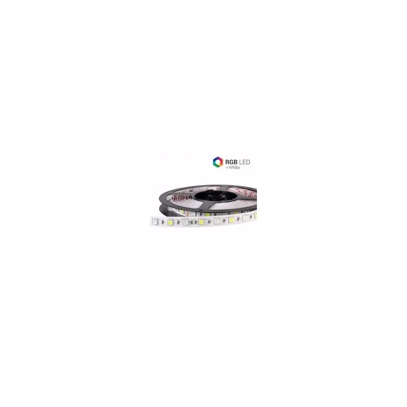 Spedizione Espresso strip striscia led 12v ip68 stagna 72w smd5050 rgb+luce fredda 5 metri 026