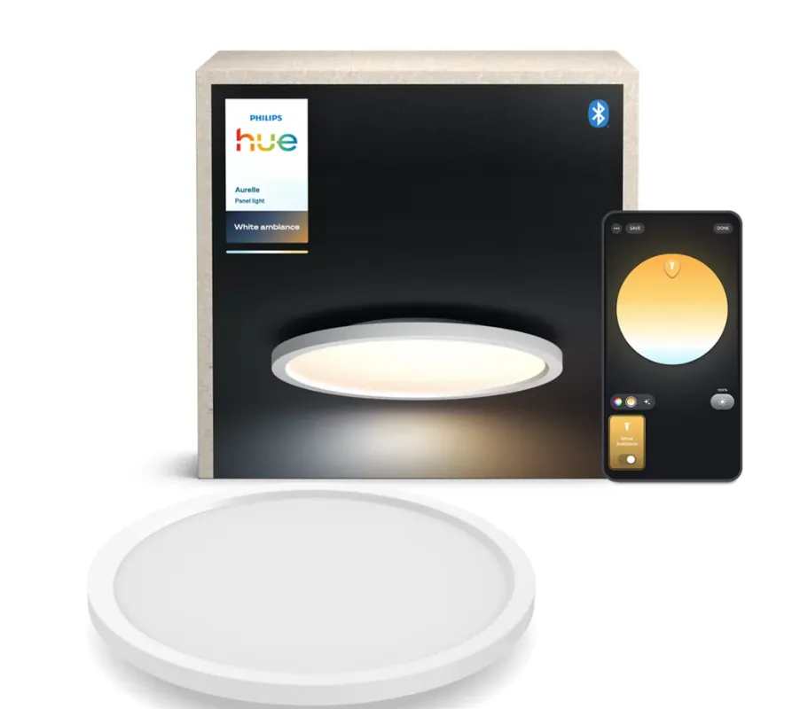 Miglior Prezzo Pannello LED Philips Hue Rotondo Bianco Ø39 cm 2200-6500 K - 32893800