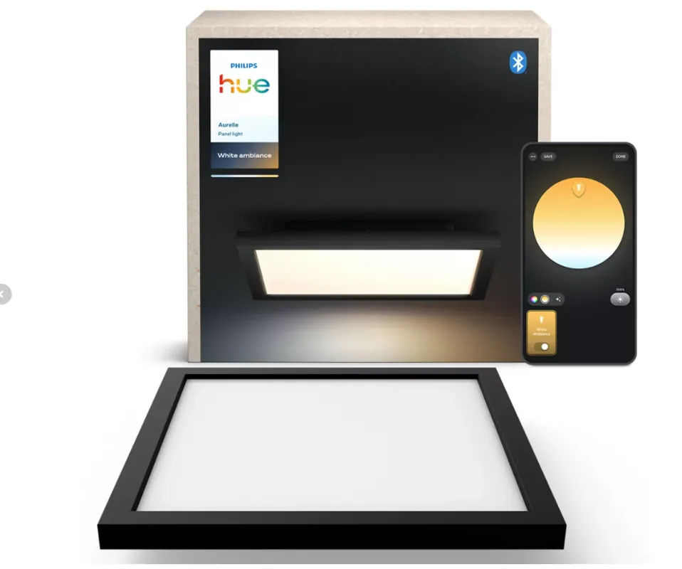 Quantità Limitata Pannello LED Smart Philips Hue Aurelle 30 cm White Ambiance - 32905800
