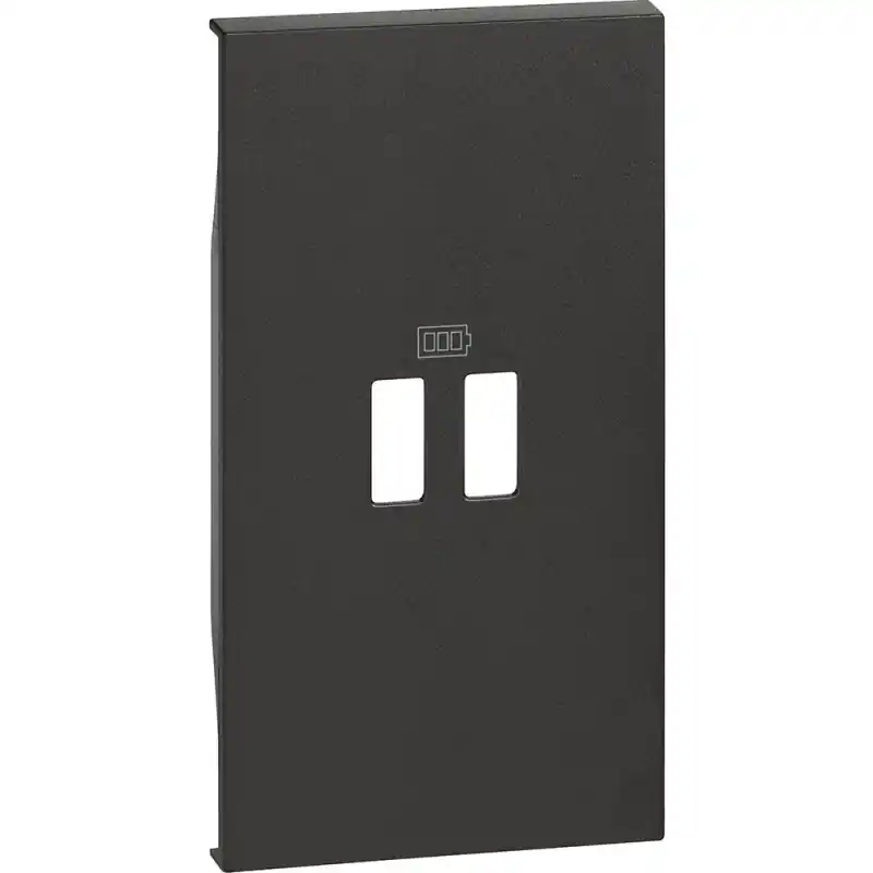 Direttamente Dal Produttore bticino living now cover nera per prese usb a due ingressi bticino kg12c
