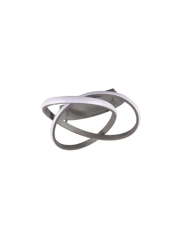 Plafoniera moderna a led design nickel TR058 Nuovo Arrivo