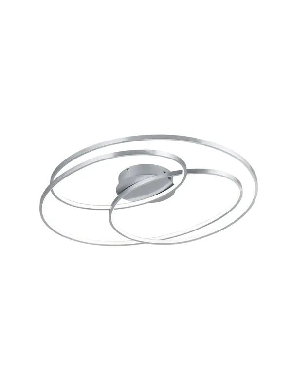 Plafoniera moderna a led design nickel TR061 Compra Online