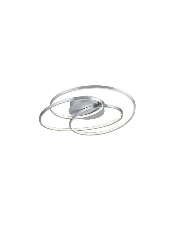 Plafoniera moderna a led design nickel TR064 Promozione Esclusiva