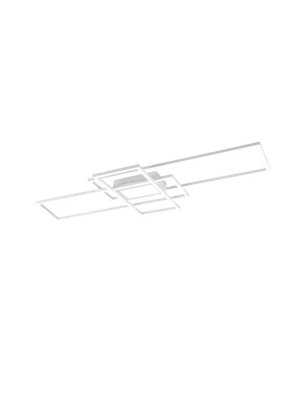 Plafoniera moderna a led con telecomando design bianco TR066 Promozione Esclusiva