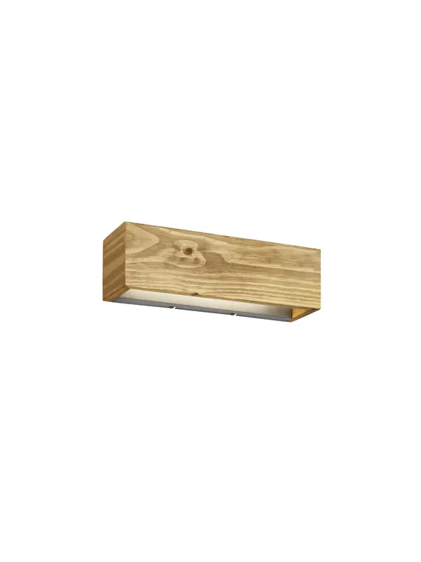 Applique moderno a led design legno TR072 Pagamento Sicuro