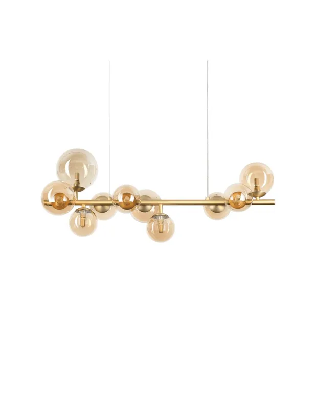 Must-Have Ideal Lux Perlage SP10 lampadario sospensione per salotto-ambra