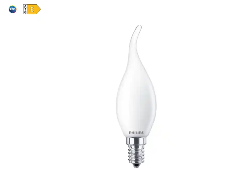 Lampadina LED candela E14 2.2W 2700K Philips INCAVEN25G2 bianco caldo Popolare
