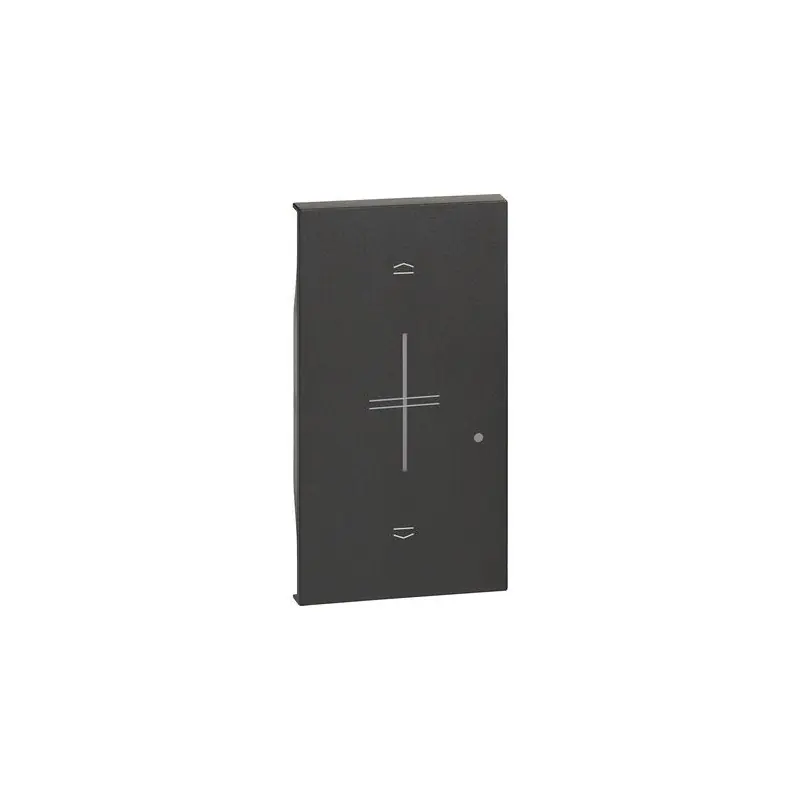 Prezzo Scontato bticino living now cover per comando tapparella wireless 2 moduli colore nero bticino kg43m2