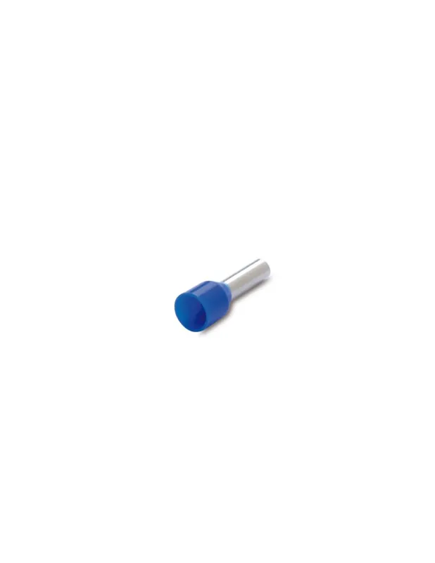 Spedito Oggi Terminali bussolotto puntalini 2,5mm 250pz colore blu
