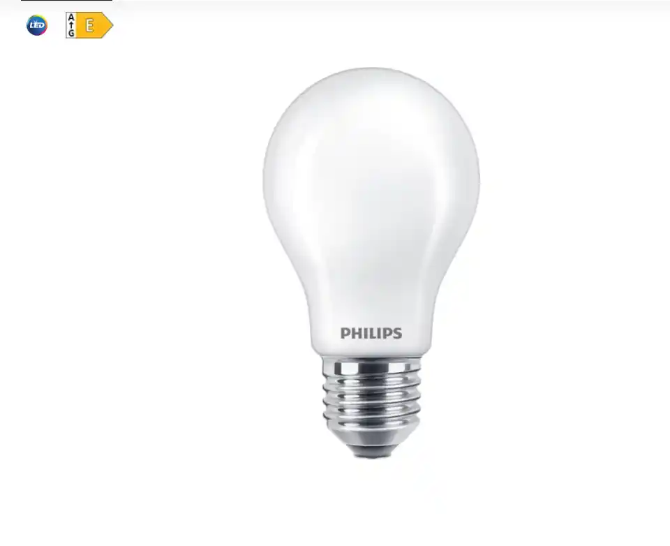 Lampadina LED E27 7W 806lm 4000K A60 Philips INCALED60840G2 Spedito Oggi