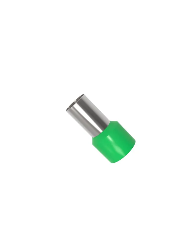 Terminali bussolotto puntalini 16-12mm 50pz colore verde Prezzo Ridotto