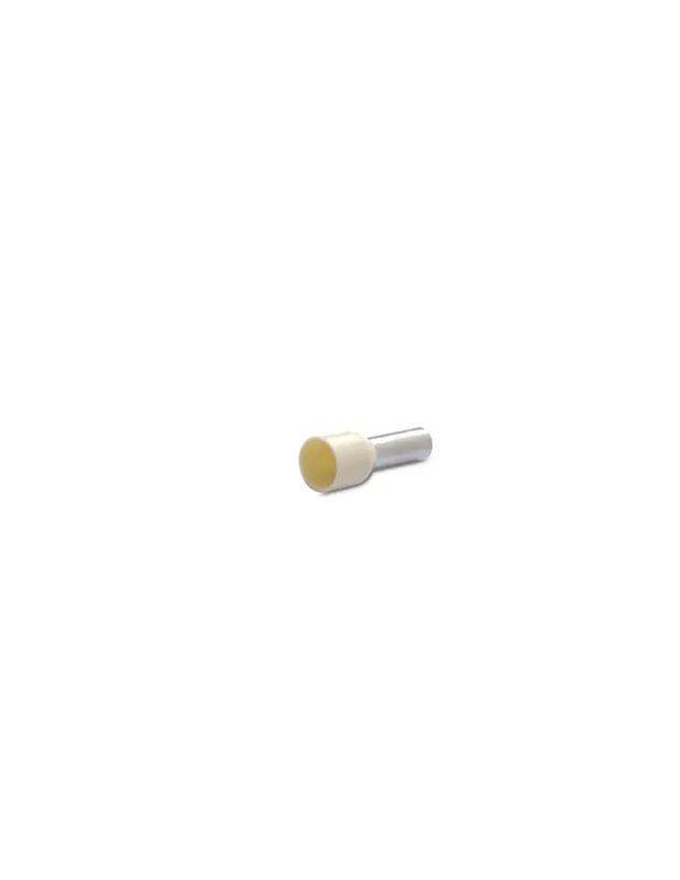 Terminali bussolotto puntalini 10-12mm 50pz colore Avorio Prezzo Scontato