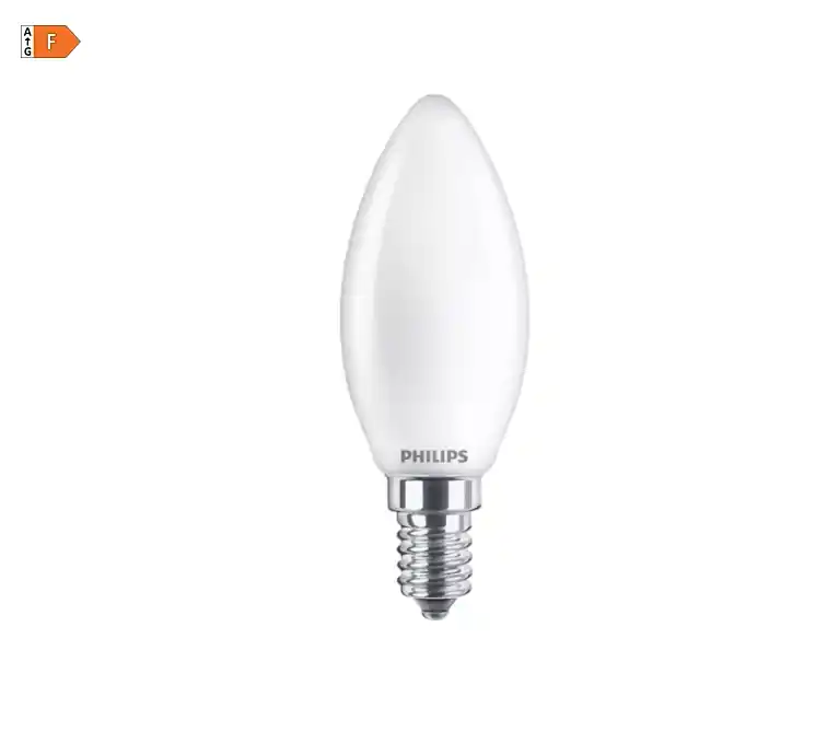Lampadina LED Philips CorePro LED Candle 4.3W E14 827 Candela 470lm luce calda 2700K - INCACAN40G2 Promozione Esclusiva