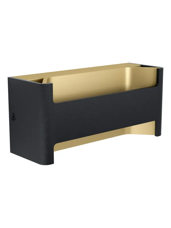 Must-Have Applique a led design moderno nero oro GL0545