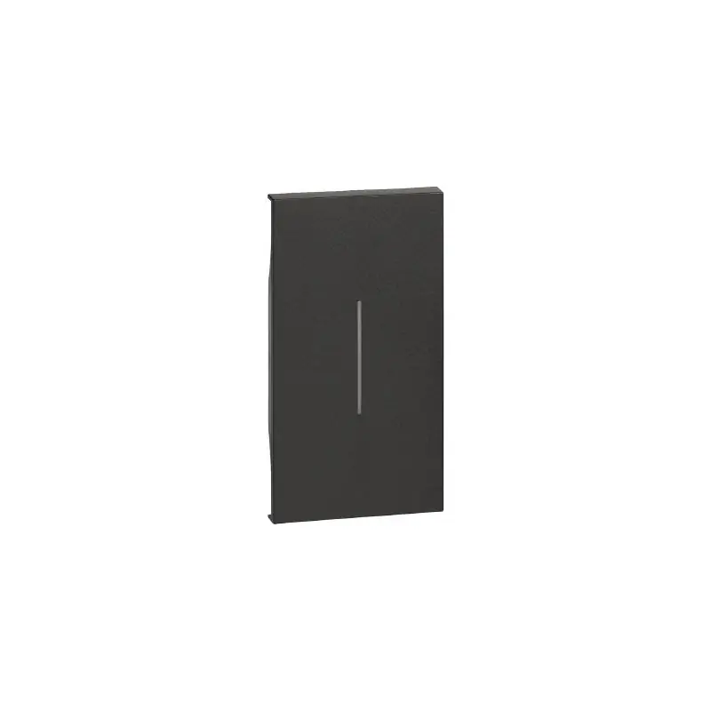 bticino living now cover illuminabile 2 moduli colore nero bticino kg01m2 A Buon Prezzo
