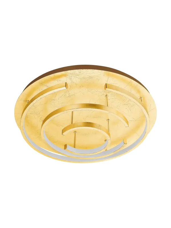 Prezzo Di Fabbrica Plafoniera moderna a led foglia oro d.52cm GL0553