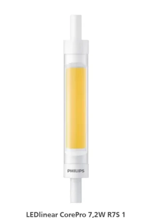 Bestseller Lampadina LED lineare R7S 118mm 7.2W luce neutra Philips PHIR7S60840G2