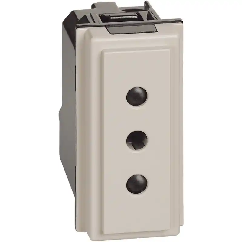bticino living now presa 10a 2p+t 250vac colore sabbia bticino km4113 Saldi
