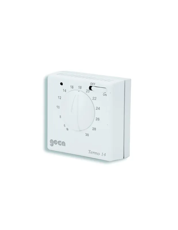 Termostato ambiente caldaia spia ed interruttore on/off elettromeccanico geca Compra Online