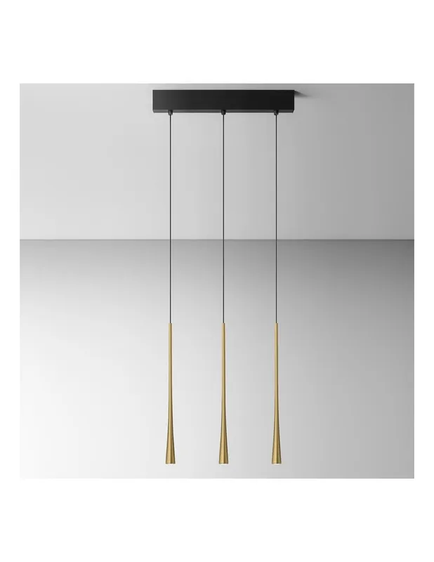 Gea Luce Dafne S/3P Oro lampada a sospensione Acquista Ora