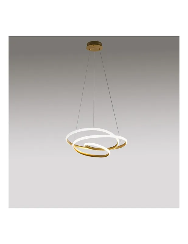 Spedizione Espresso Gea Luce Diva S/P Oro lampada a sospensione