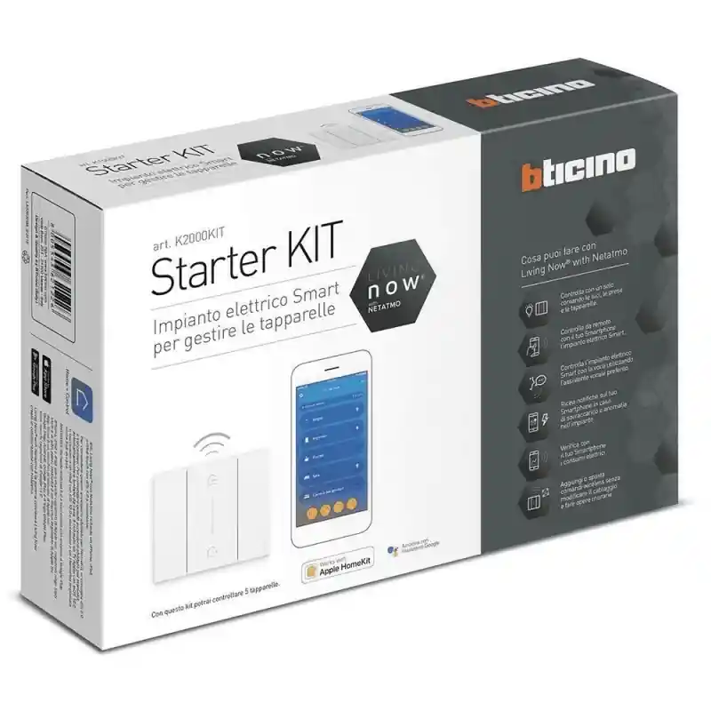 bticino living now starter kit per 5 tapparelle bticino k2000kit gateway Spedito Oggi