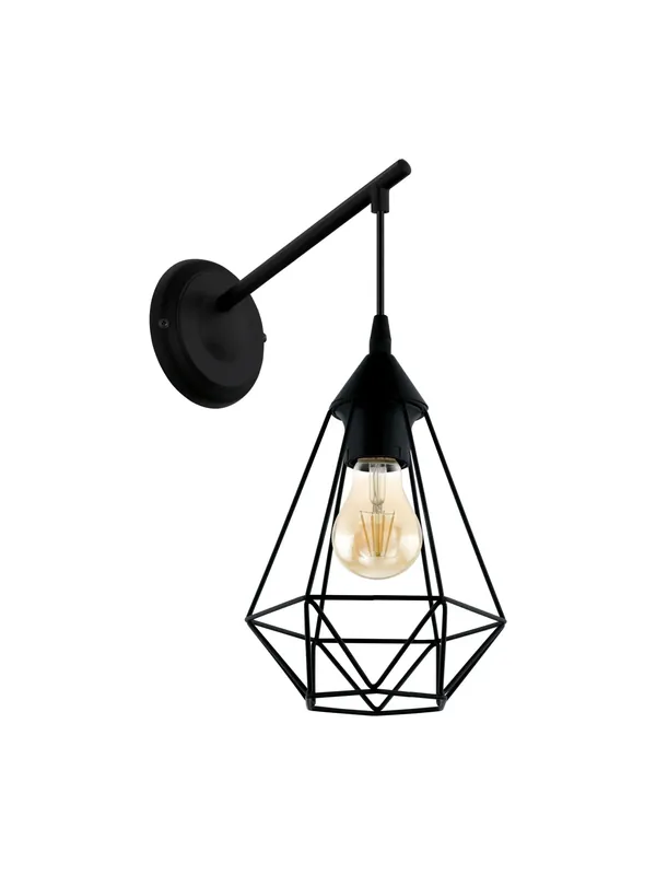 A Buon Prezzo Applique moderno vintage design nero 1 luce GL0498
